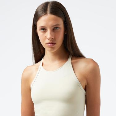  Under Armour Vanish Elite Seamless Tank Kadın Bej T-Shirt