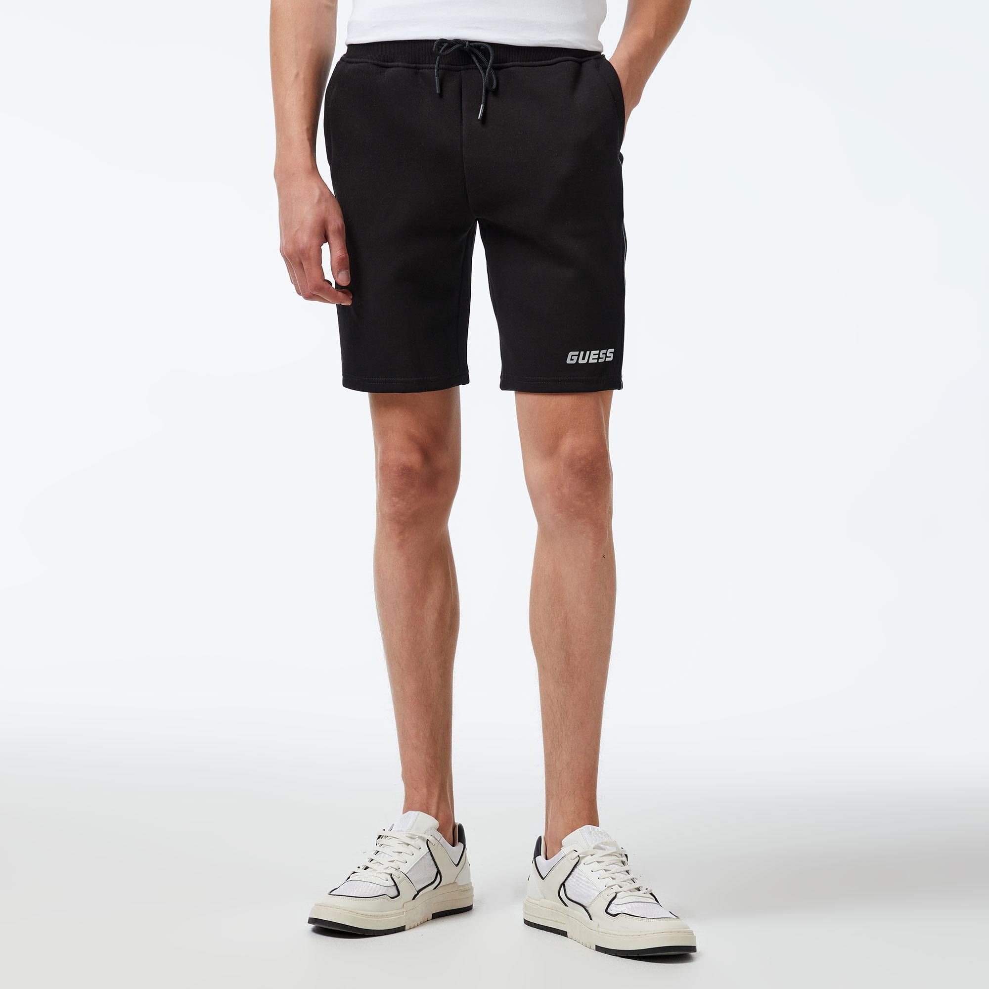 Guess Mickey Punto Milano Erkek Siyah Şort