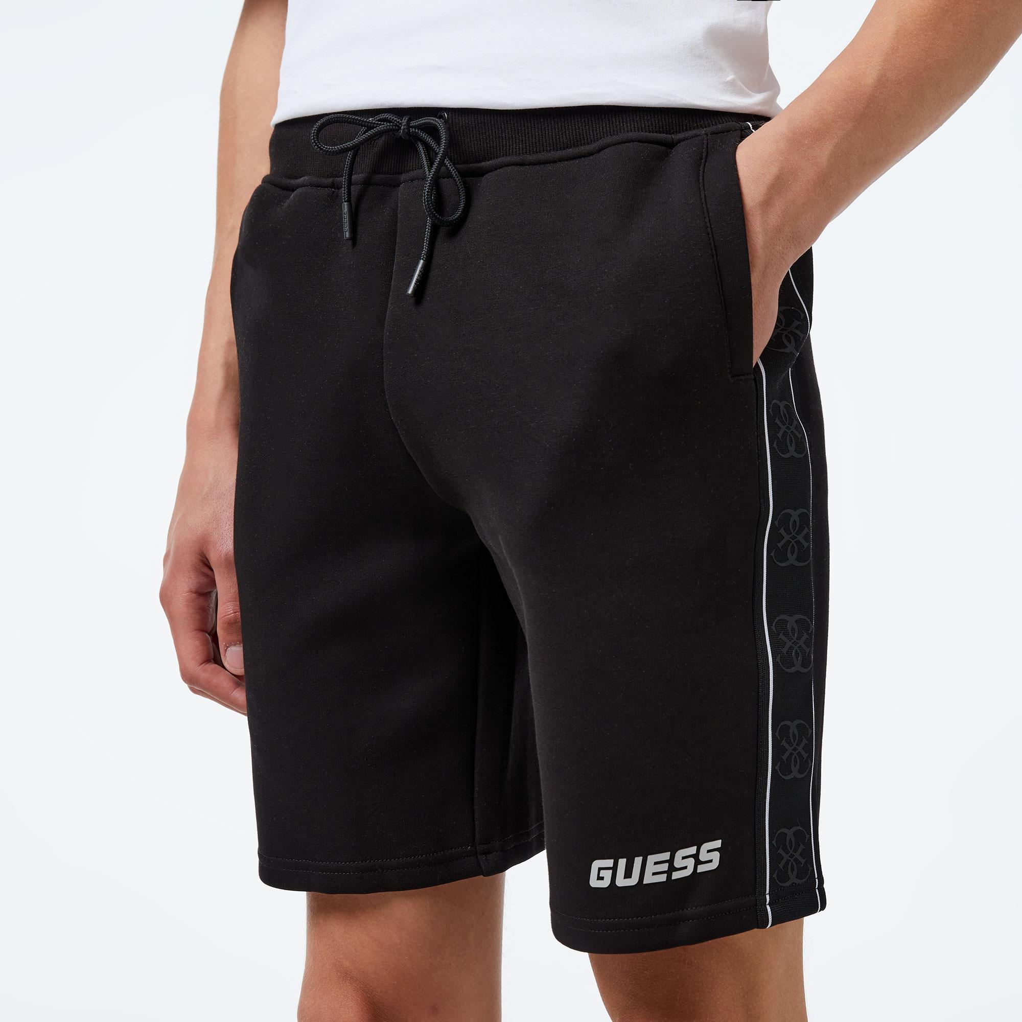 Guess Mickey Punto Milano Erkek Siyah Şort