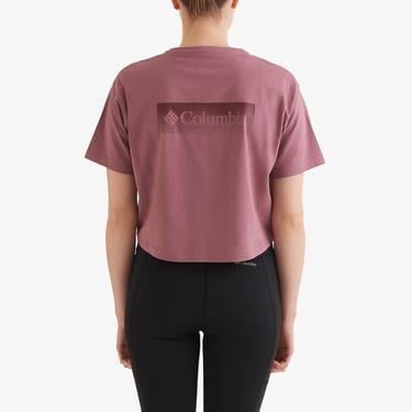  Columbia CSC Halftone Kadın Pembe Günlük T-Shirt