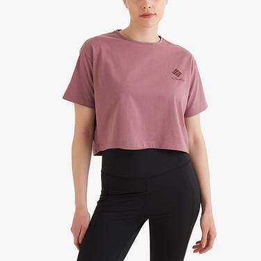  Columbia CSC Halftone Kadın Pembe Günlük T-Shirt