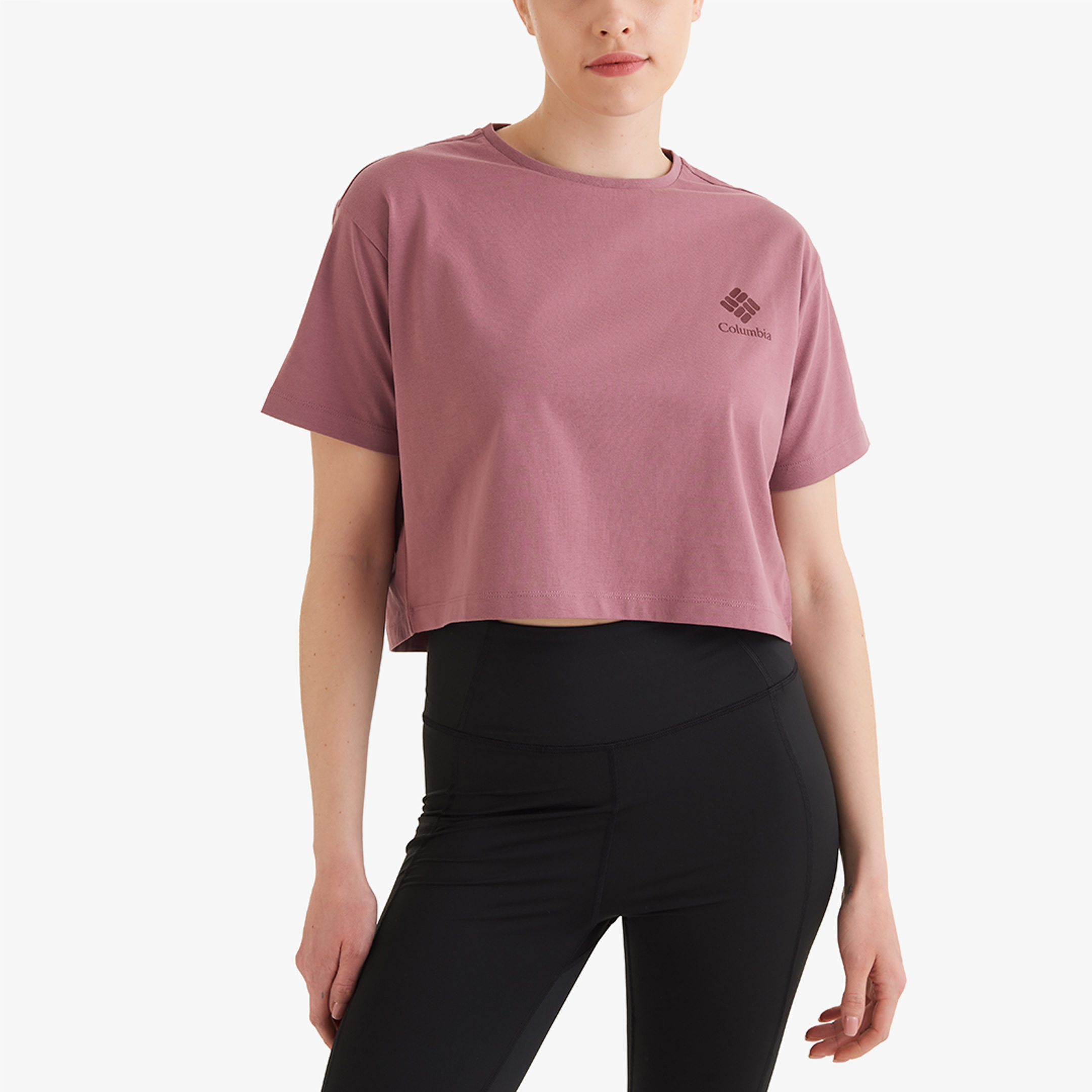  Columbia CSC Halftone Kadın Pembe Günlük T-Shirt