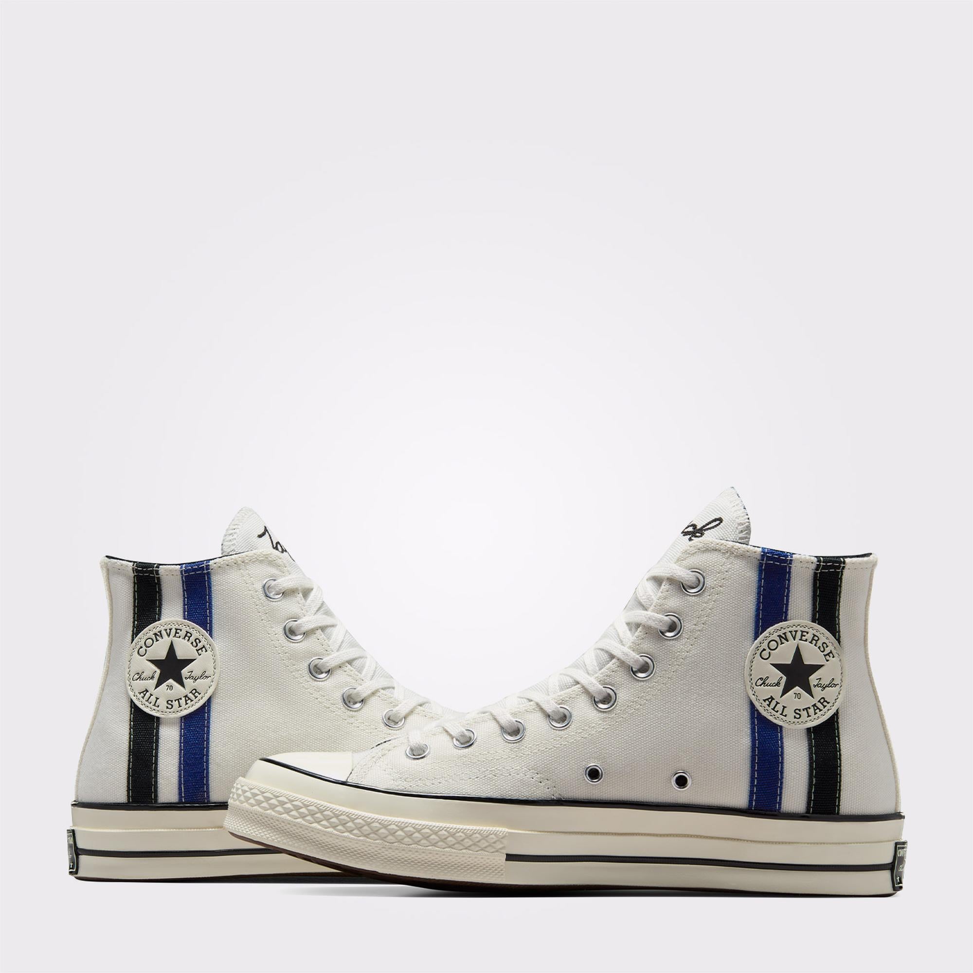 Converse Chuck 70 Archival Stripes Unisex Beyaz Sneaker