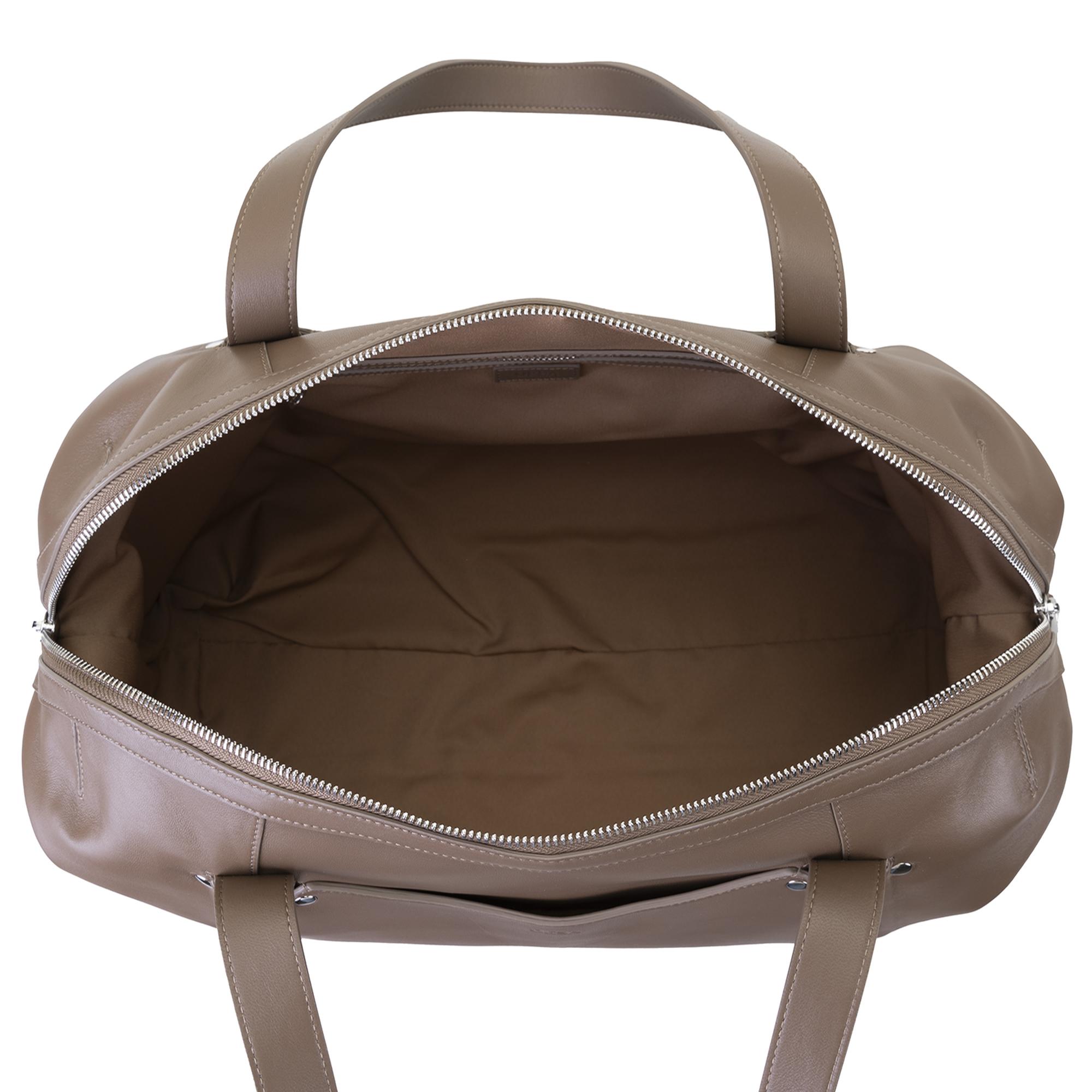 Lincoln Kahve Erkek Deri Seyahat Çantası