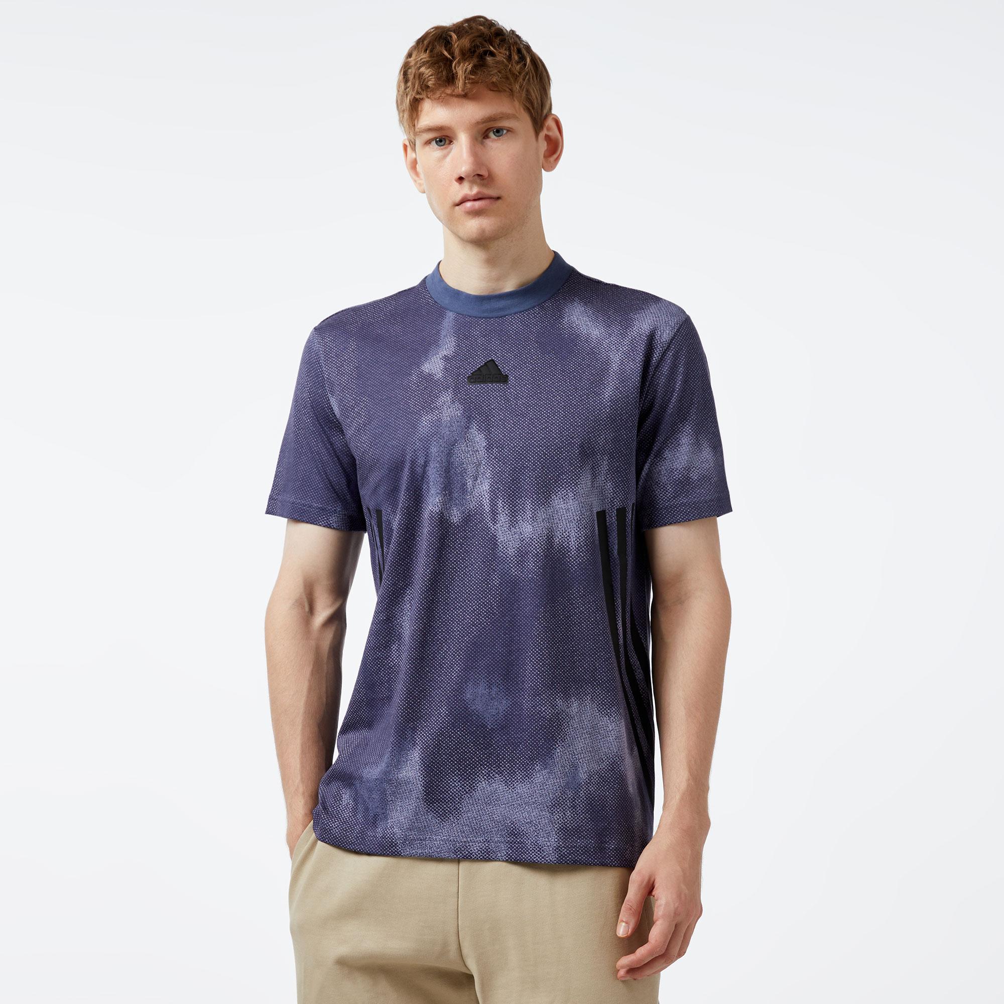 adidas  Fi 3S T Erkek Renkli Günlük T-Shirt