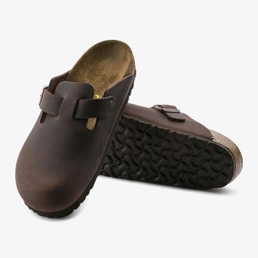  Birkenstock Boston Leoi Unisex Kahverengi Terlik