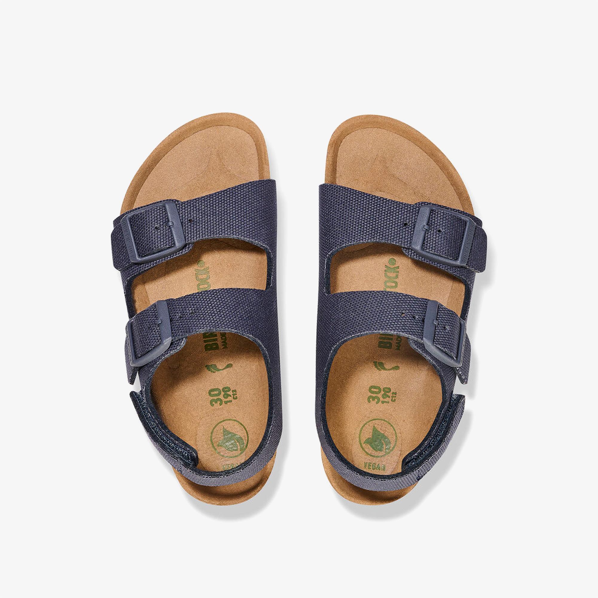Birkenstock Milano Tex Canvas Vegan Çocuk Lacivert Sandalet