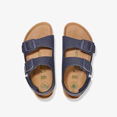  Birkenstock Milano Tex Canvas Vegan Çocuk Lacivert Sandalet