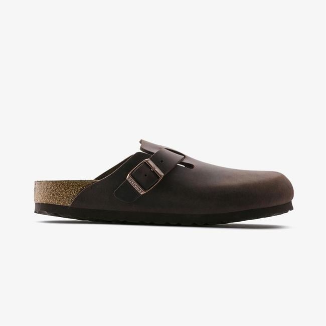  Birkenstock Boston Leoi Unisex Kahverengi Terlik