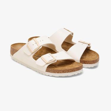  Birkenstock Arizona Bf Saffiano Krem Erkek Terlik