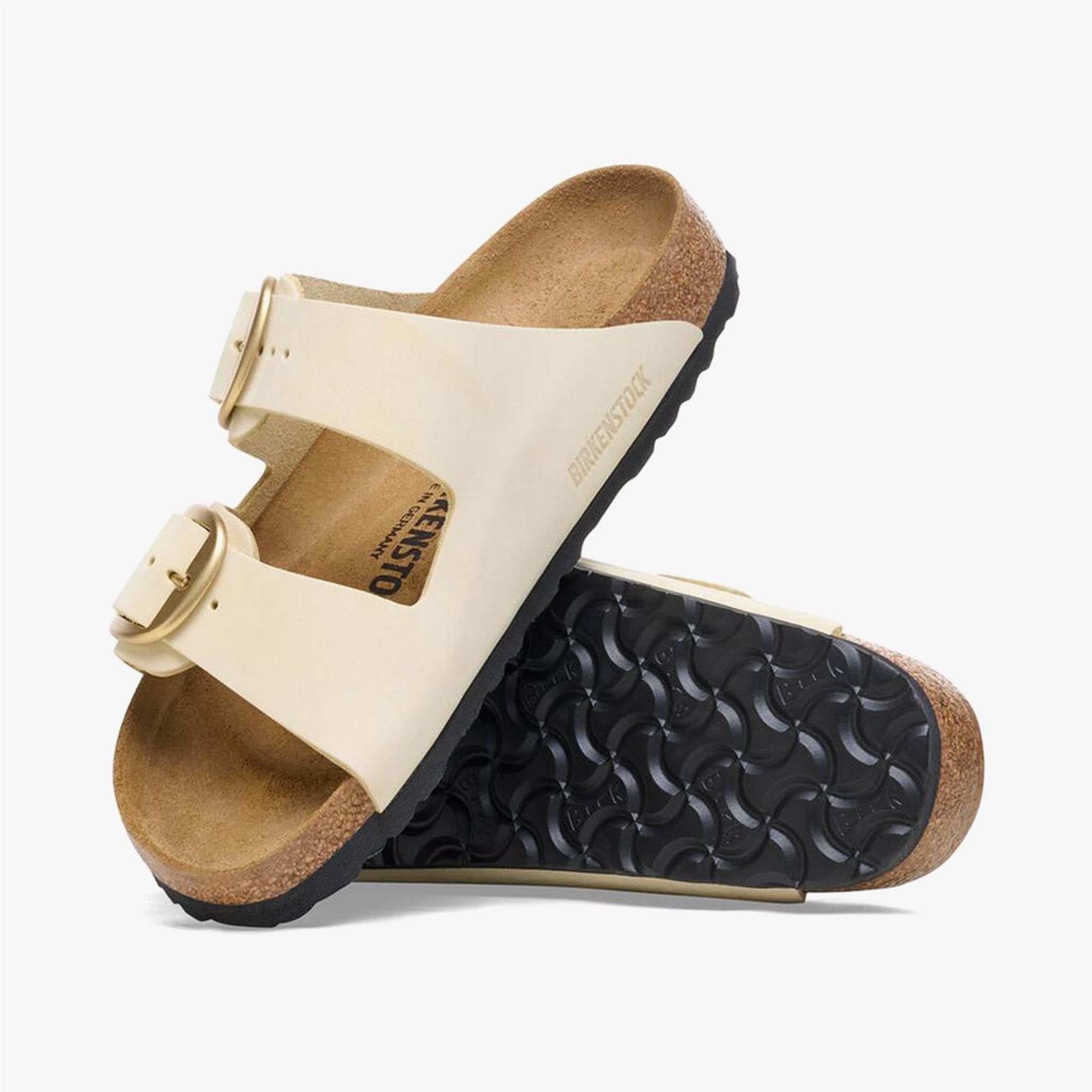 Birkenstock Arizona Big Buckle Nu Kadın Krem Rengi Terlik