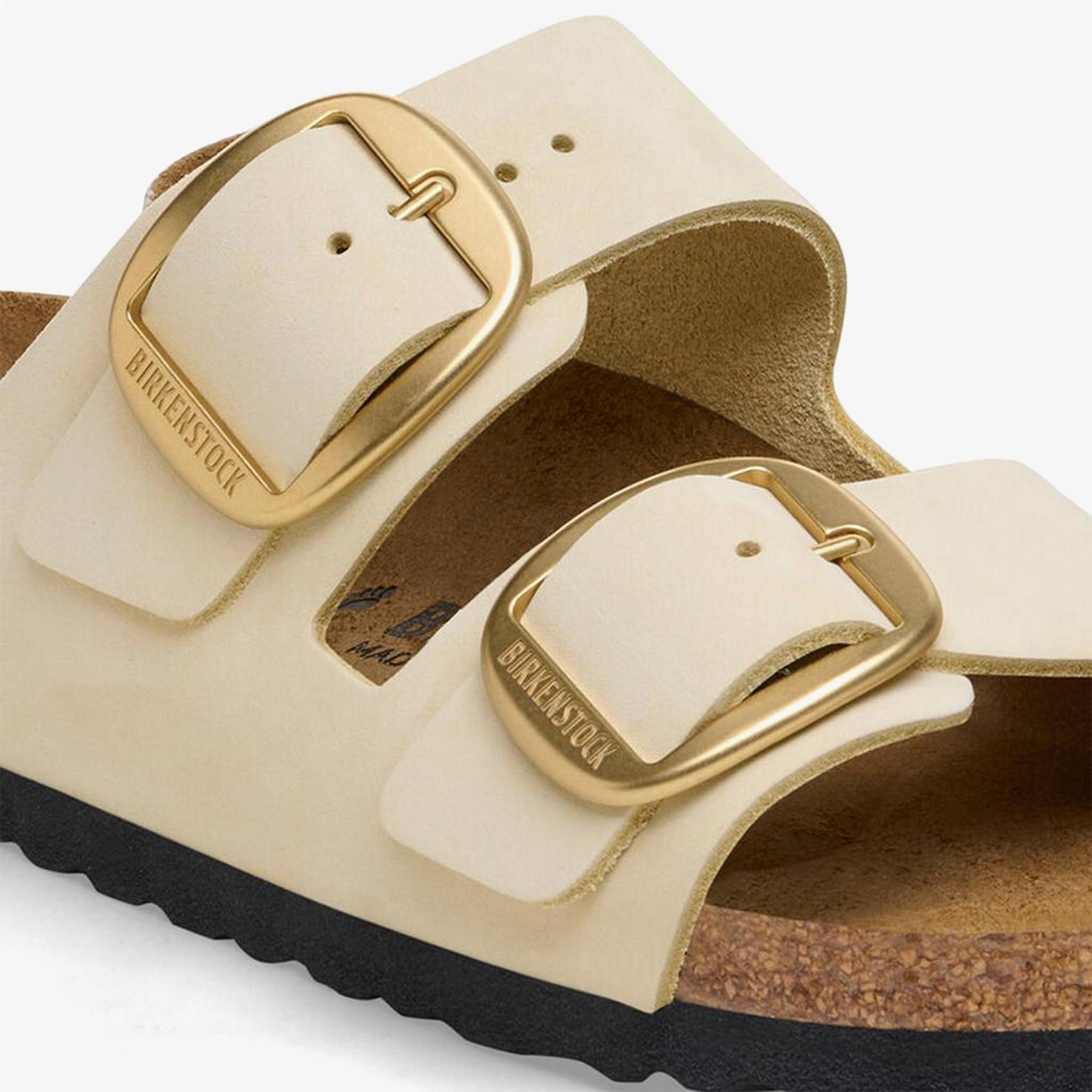 Birkenstock Arizona Big Buckle Nu Kadın Krem Rengi Terlik