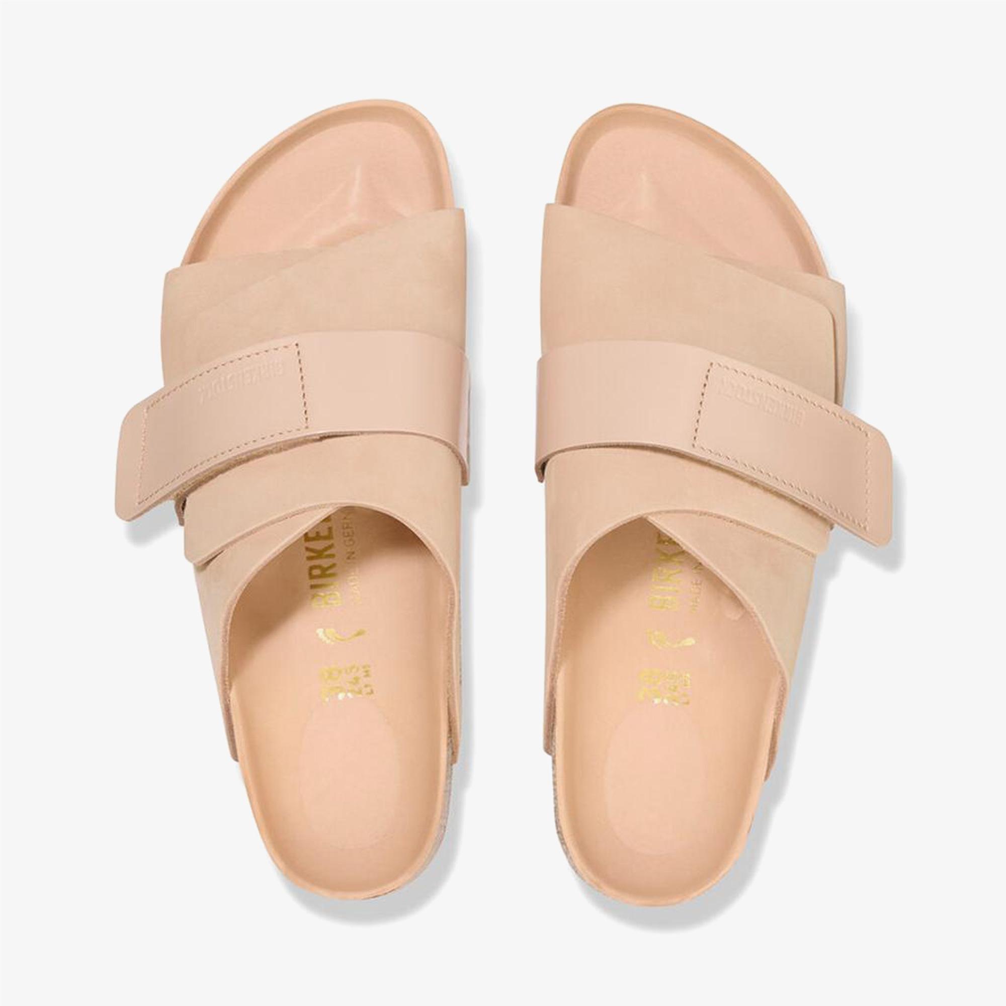 Birkenstock Kyoto Nu Nl High Shine Kadın Bej Terlik