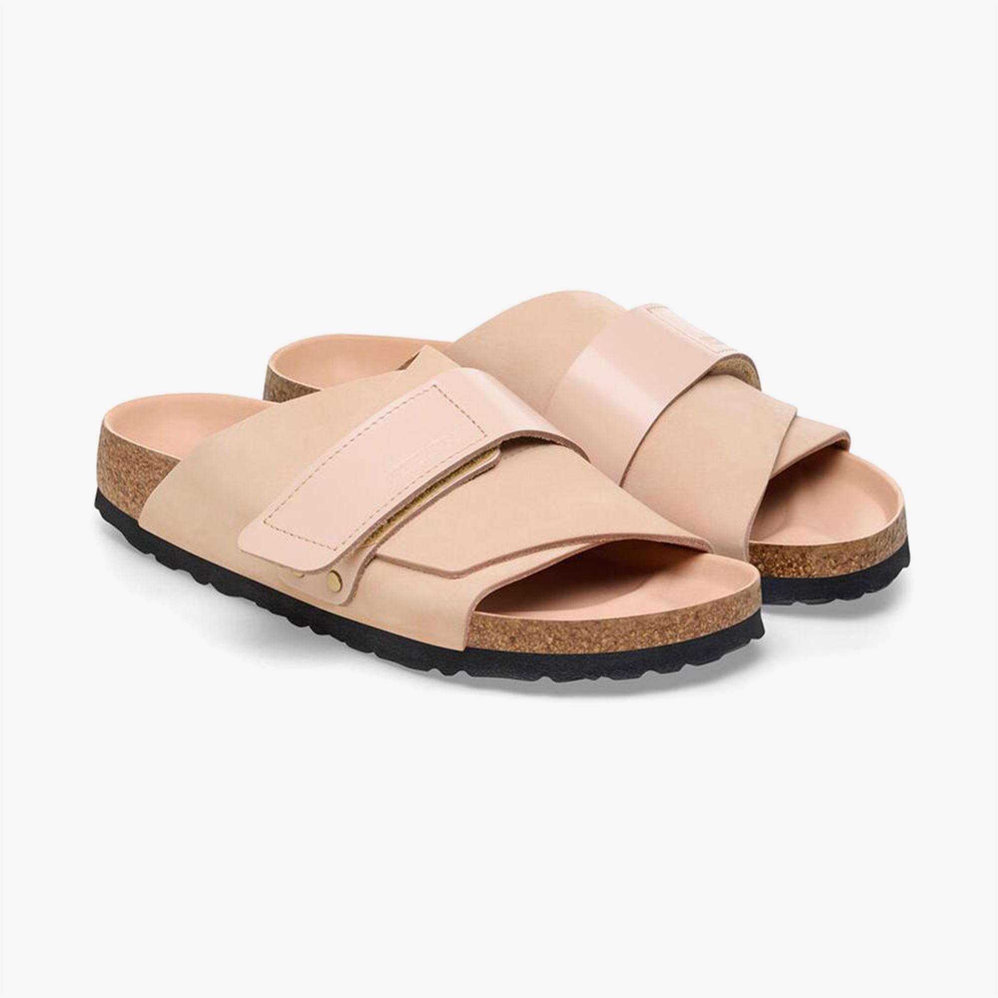 Birkenstock Kyoto Nu Nl High Shine Kadın Bej Terlik
