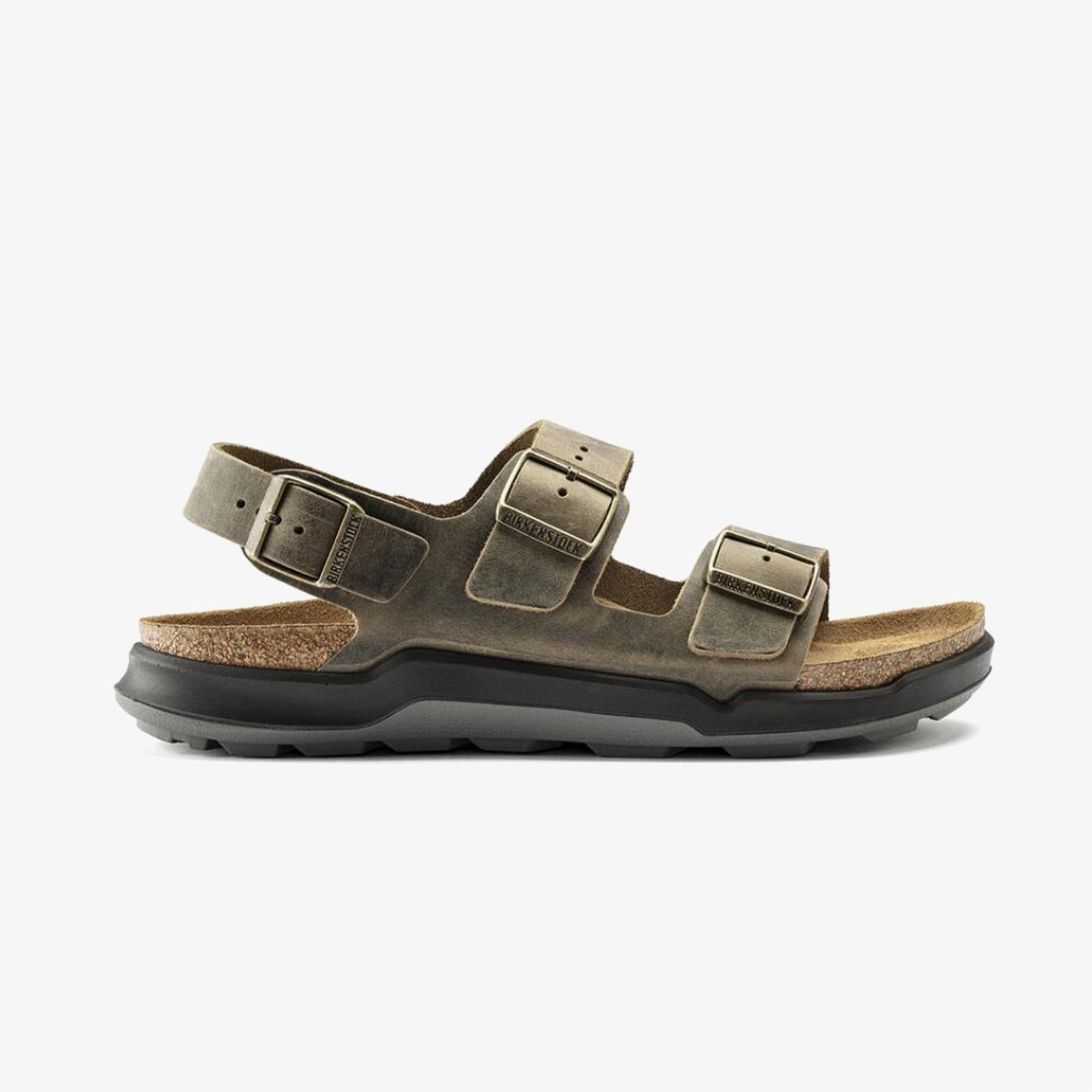 Birkenstock Milano Artic Old Erkek Haki Terlik
