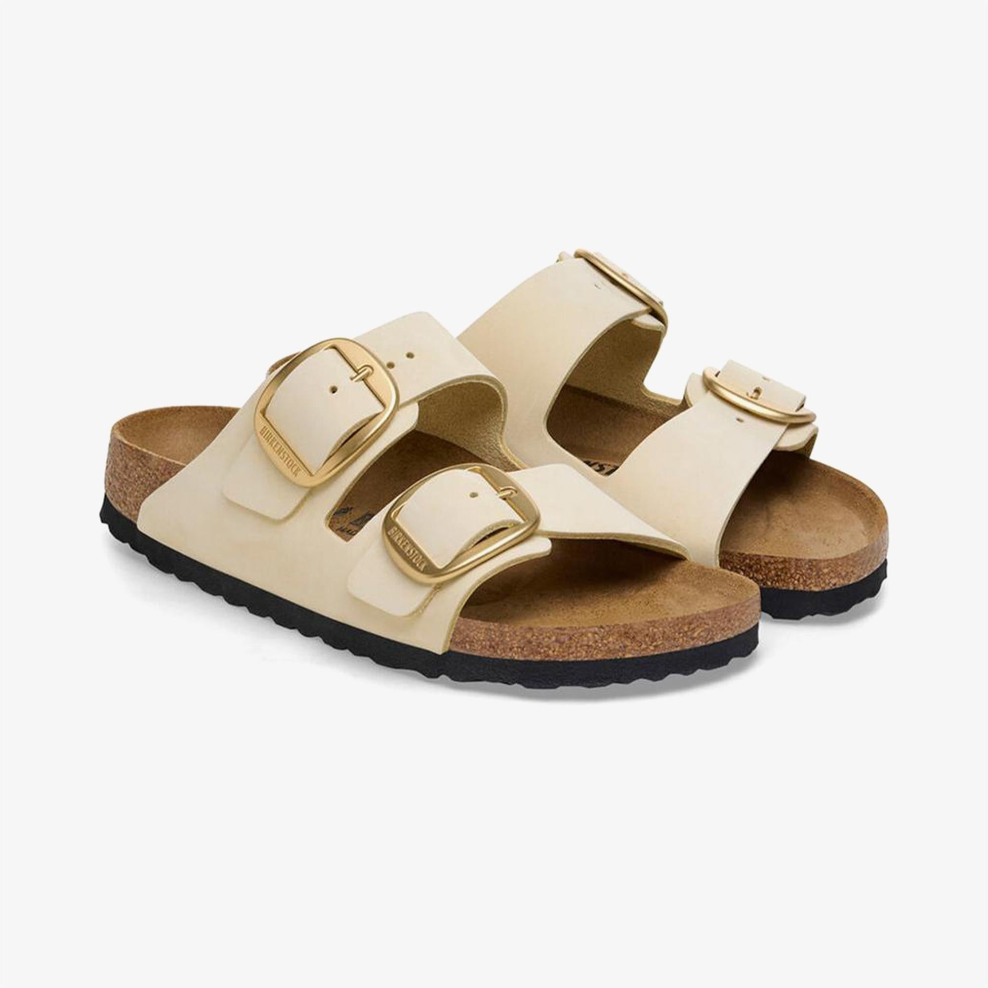 Birkenstock Arizona Big Buckle Nu Kadın Krem Rengi Terlik