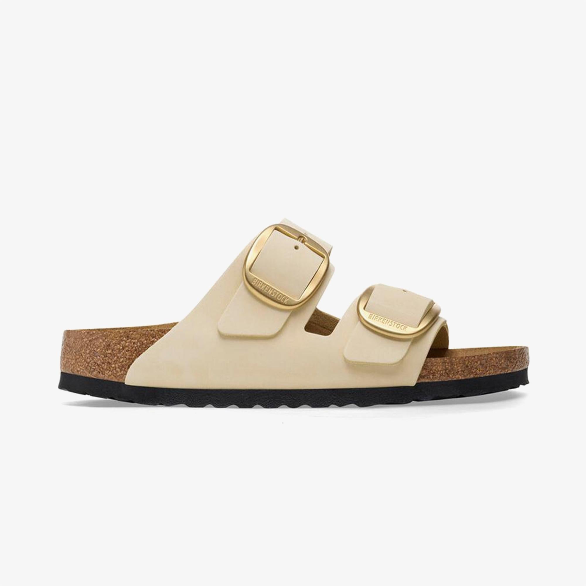 Birkenstock Arizona Big Buckle Nu Kadın Krem Rengi Terlik