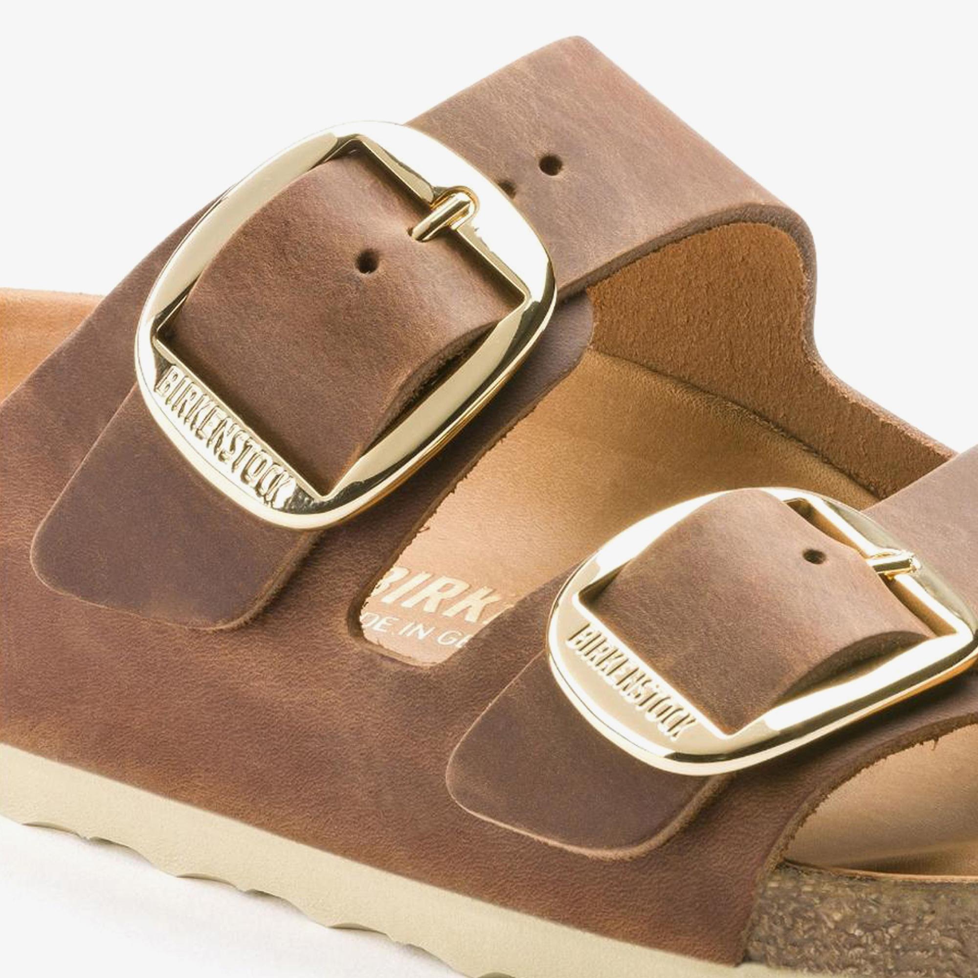 Birkenstock Arizona Big Buckle Leoi Kadın Kahverengi Terlik