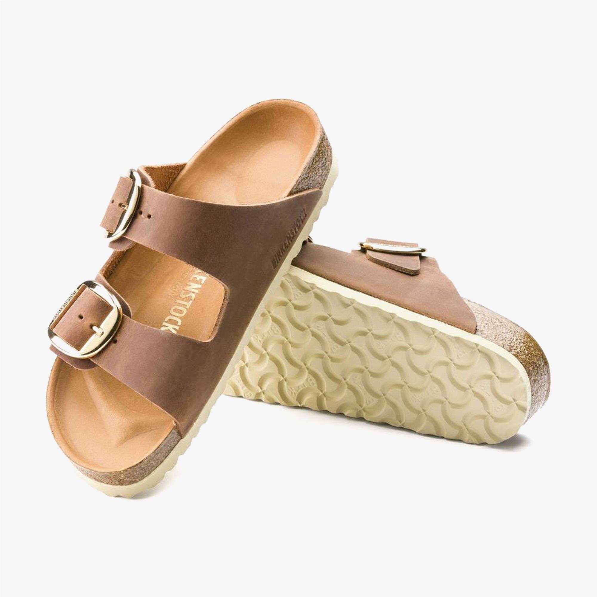 Birkenstock Arizona Big Buckle Leoi Kadın Kahverengi Terlik