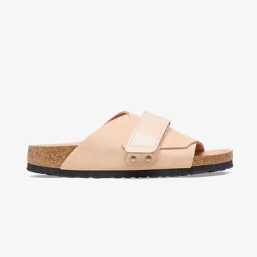  Birkenstock Kyoto Nu Nl High Shine Kadın Bej Terlik