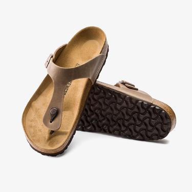  Birkenstock Gizeh Leoi Kadın Kahverengi Terlik