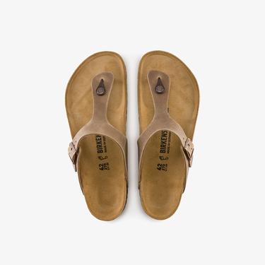  Birkenstock Gizeh Leoi Kadın Kahverengi Terlik