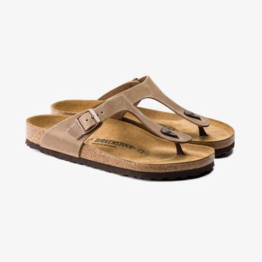  Birkenstock Gizeh Leoi Kadın Kahverengi Terlik