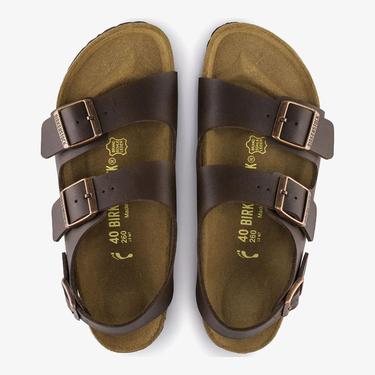  Birkenstock Milano Bf  Erkek Kahverengi Sandalet