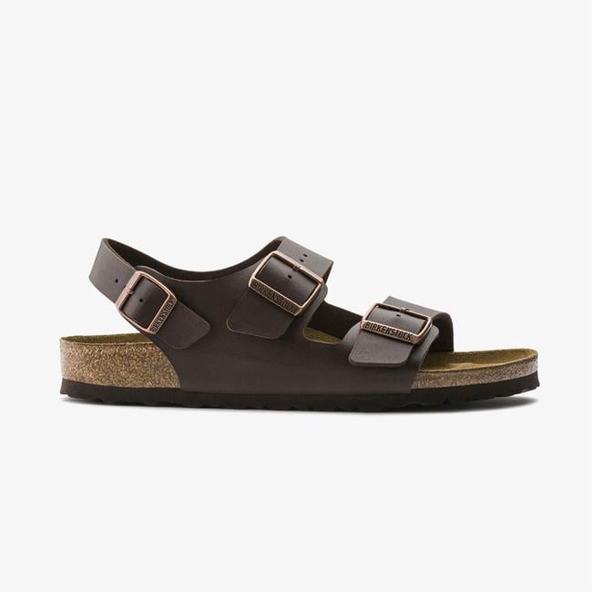  Birkenstock Milano Bf  Erkek Kahverengi Sandalet