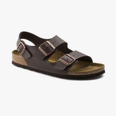  Birkenstock Milano Bf  Erkek Kahverengi Sandalet