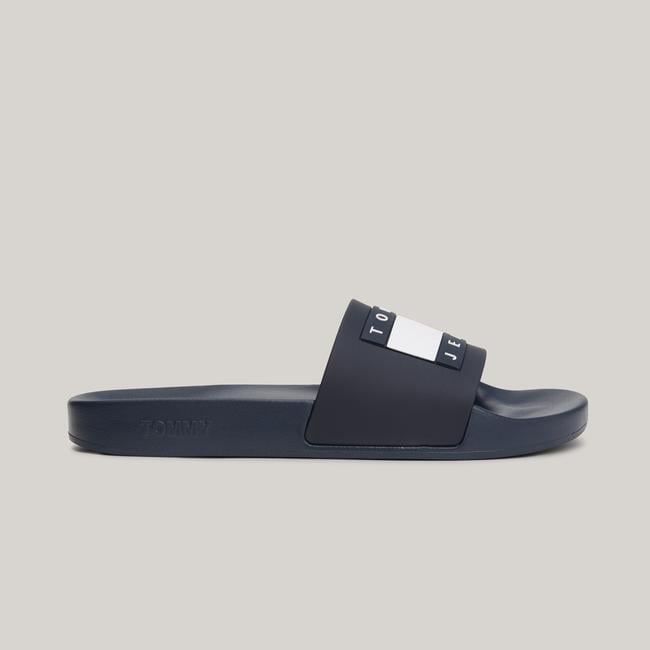  Tommy Jeans Jeans Pool Slide Erkek Lacivert Terlik