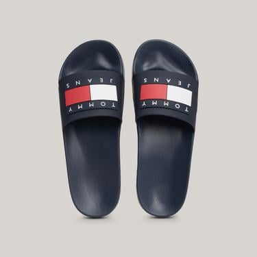  Tommy Jeans Jeans Pool Slide Erkek Lacivert Terlik