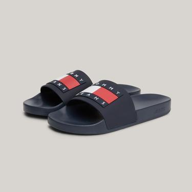 Tommy Jeans Jeans Pool Slide Erkek Lacivert Terlik