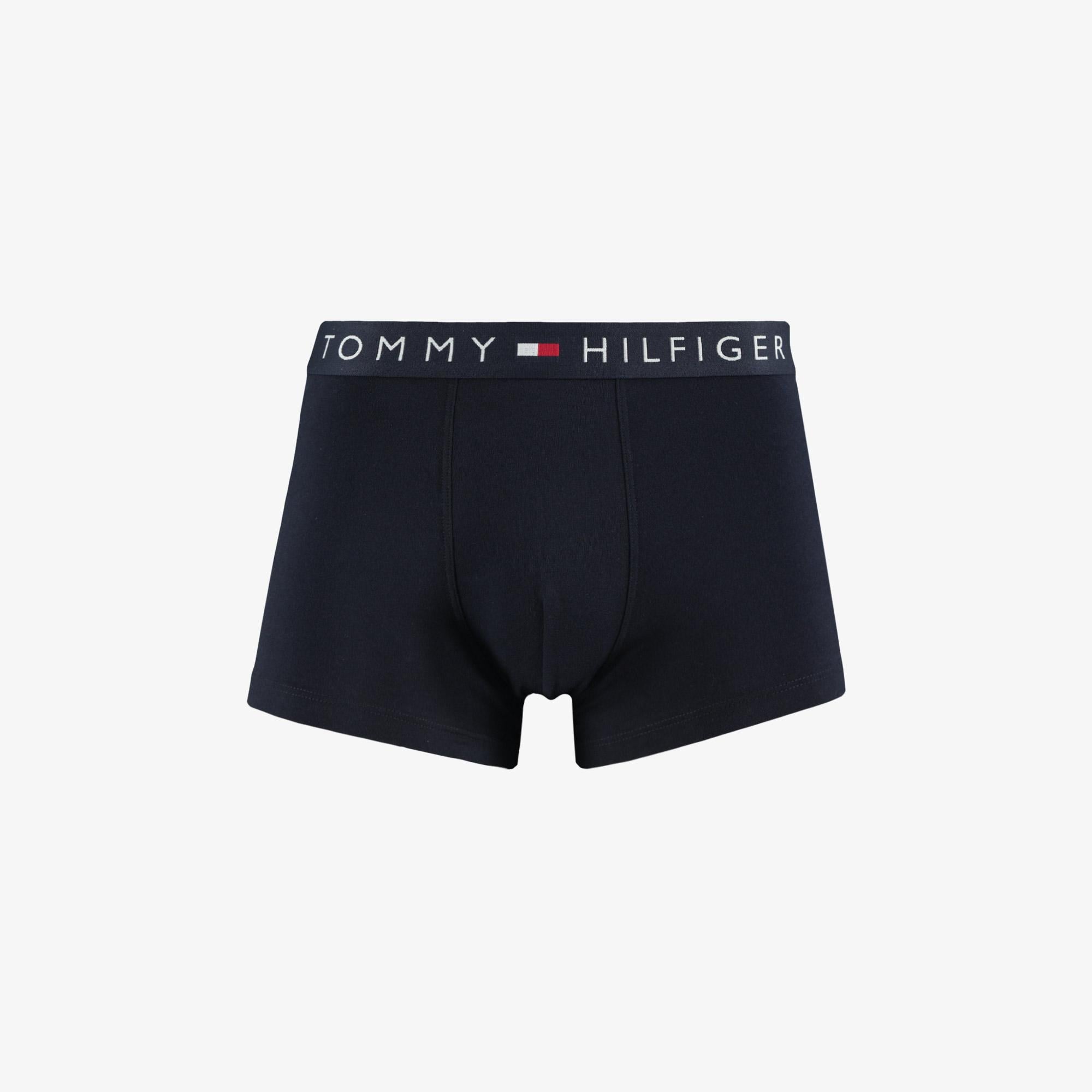 Tommy Hilfiger 3P Trunk Wb Erkek Mavi Boxer