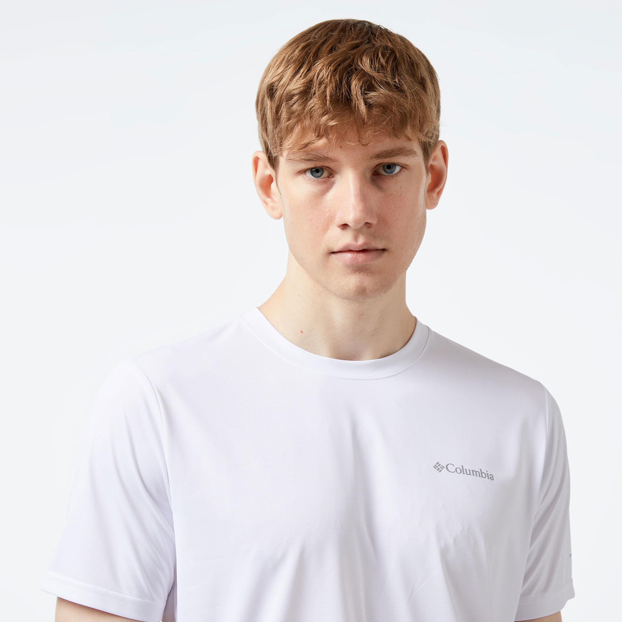 Columbia Hike Crew Erkek Beyaz T-Shirt