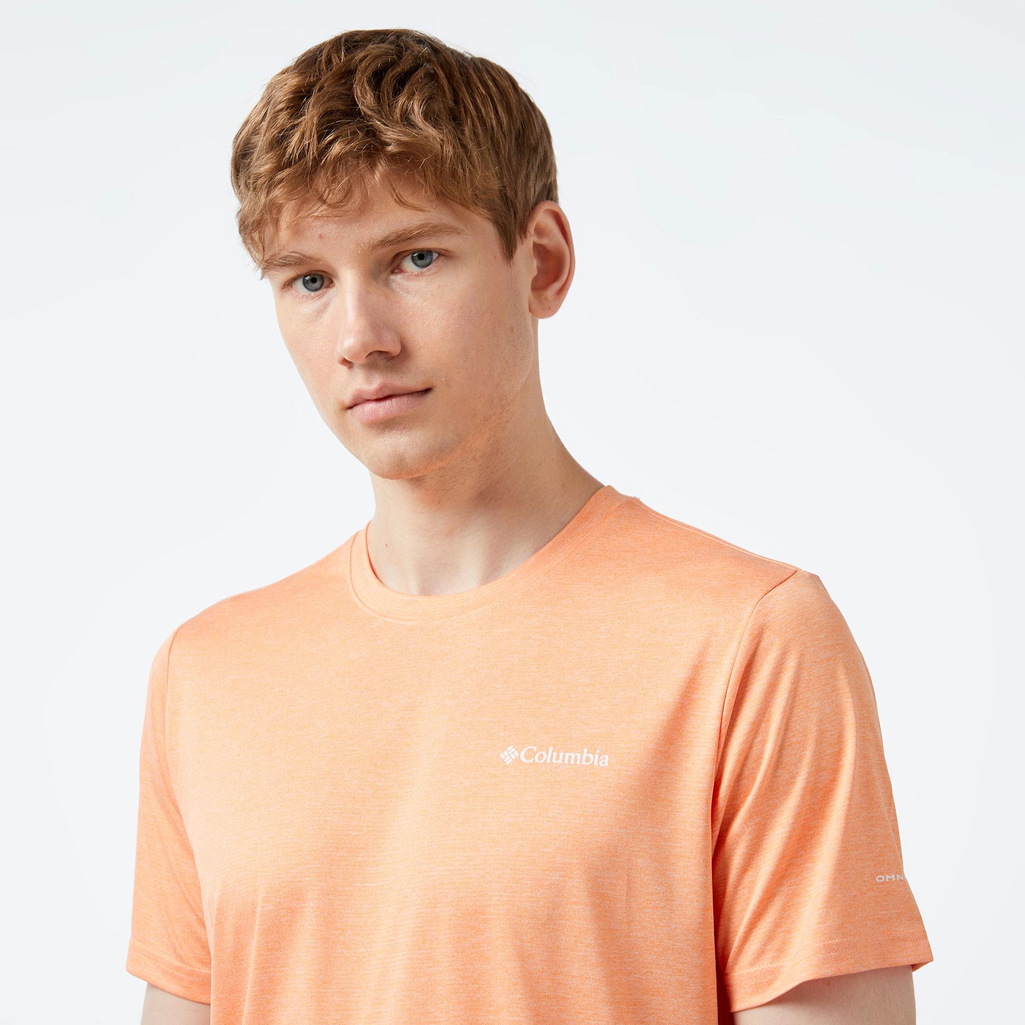 Columbia Hike Crew Erkek Turuncu T-Shirt