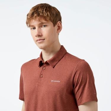  Columbia Tech Trail Polo Erkek Kahverengi Polo