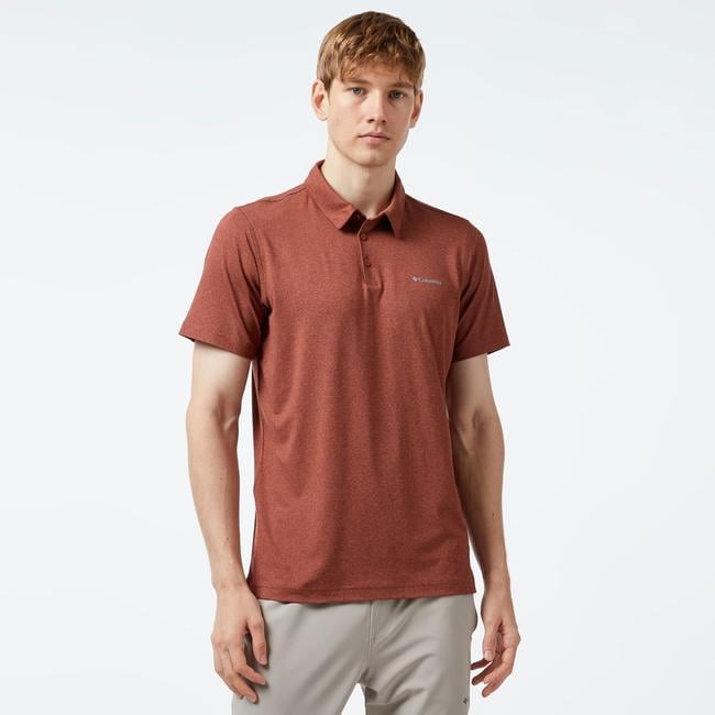  Columbia Tech Trail Polo Erkek Kahverengi Polo