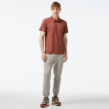  Columbia Tech Trail Polo Erkek Kahverengi Polo