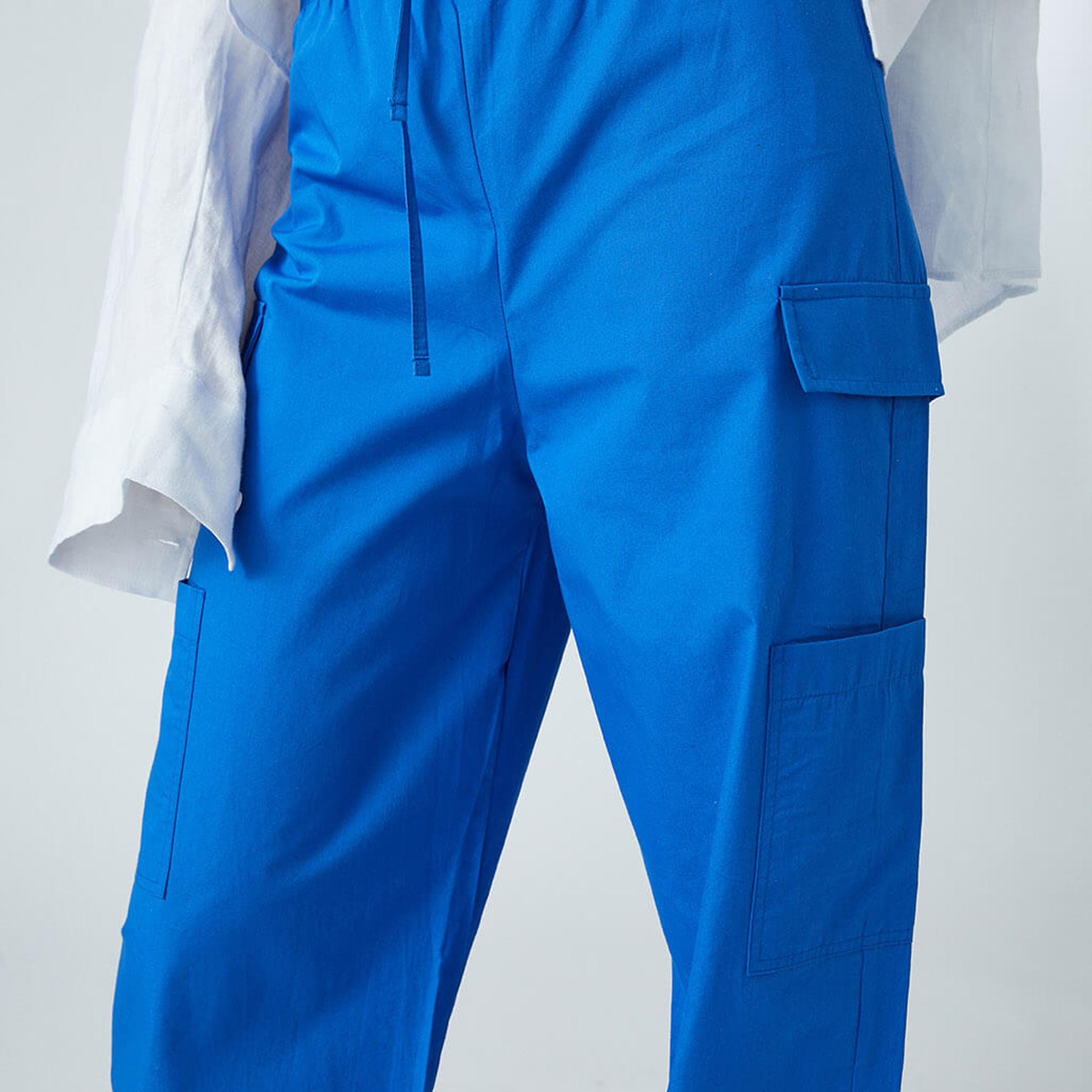 Poplin Kargo Pantolon