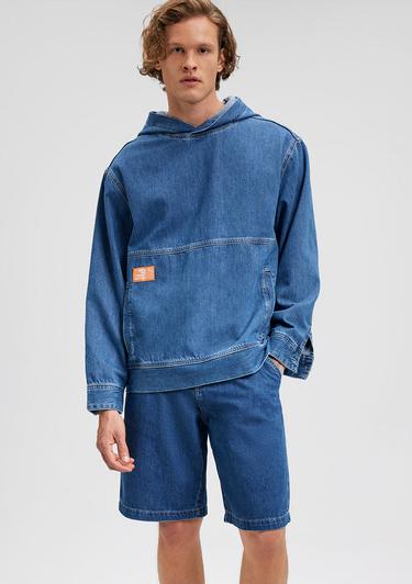  Mavi İndigo Turtles Lacivert Sweatshirt Oversize / Geniş Kesim 2210003-18790