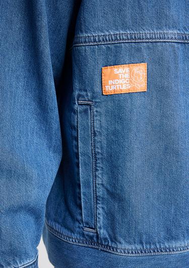  Mavi İndigo Turtles Lacivert Sweatshirt Oversize / Geniş Kesim 2210003-18790