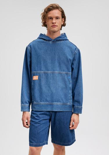  Mavi İndigo Turtles Lacivert Sweatshirt Oversize / Geniş Kesim 2210003-18790