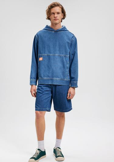  Mavi İndigo Turtles Lacivert Sweatshirt Oversize / Geniş Kesim 2210003-18790