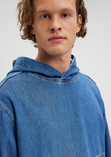  Mavi İndigo Turtles Lacivert Sweatshirt Oversize / Geniş Kesim 2210003-18790