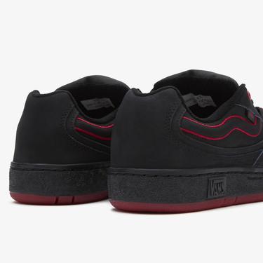  Vans Speed Unisex Siyah/Kırmızı Sneaker