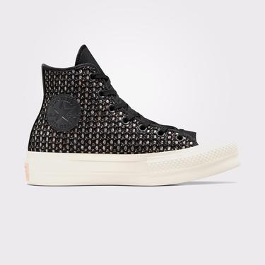  Converse Chuck Taylor All Star Lift Kadın Siyah Platform Sneaker