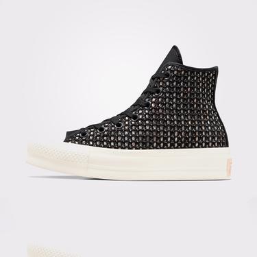  Converse Chuck Taylor All Star Lift Kadın Siyah Platform Sneaker