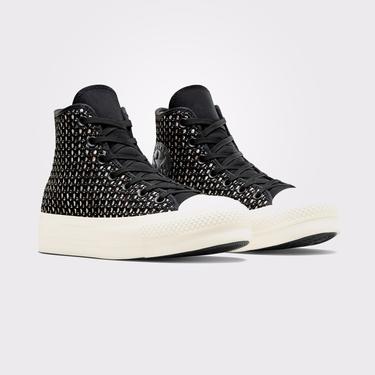  Converse Chuck Taylor All Star Lift Kadın Siyah Platform Sneaker