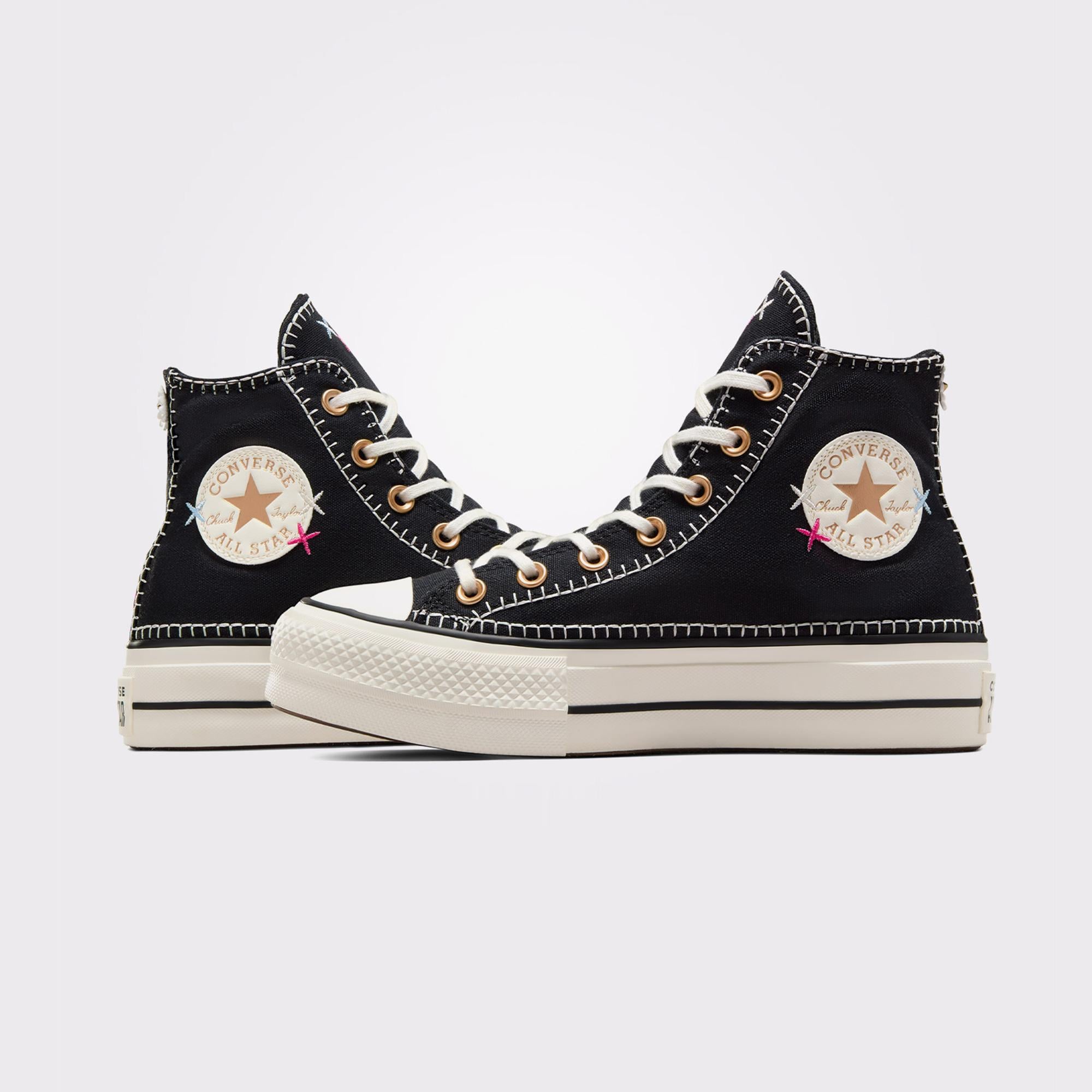 Converse Chuck Taylor All Star Lift Kadın Siyah Platform Sneaker
